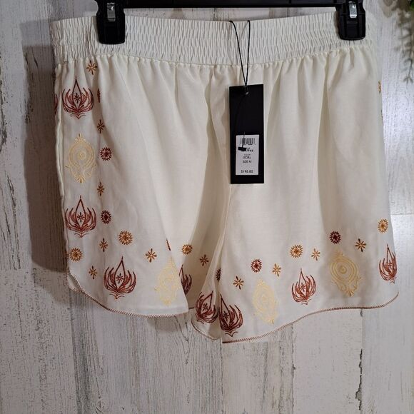Rachel Zoe Stephanie  Shorts Cotton Silk Blend NWT - Picture 5 of 9